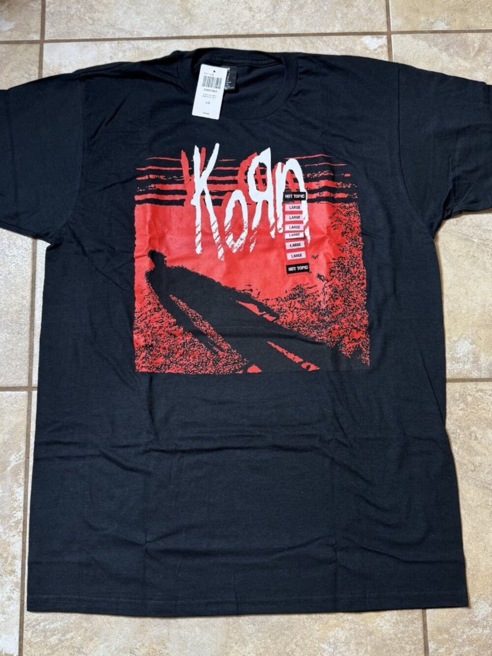Korn Shadow Man T-Shirt LARGE New With Tags